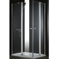 Душевой уголок Cezares ELENA-W-AH-2-120/90-C-Cr профиль Хром стекло прозрачное