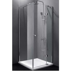 Душевой уголок Cezares Verona A-1 100x100 VERONA-W-A-1-100-P-Cr-R профиль Хром стекло рифленое