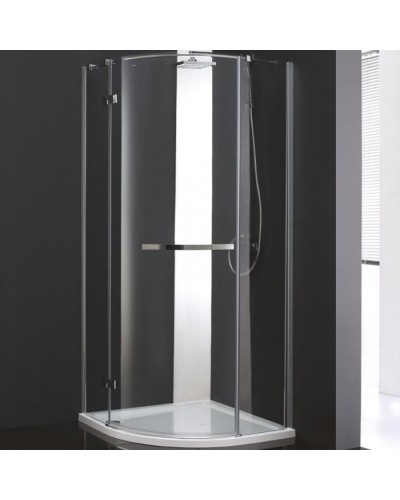 Душевой уголок Cezares Bergamo R-1 Arco 90x90 BERGAMO-W-R-1-90-ARCO-C-Cr-L-IV IV профиль Хром стекло прозрачное