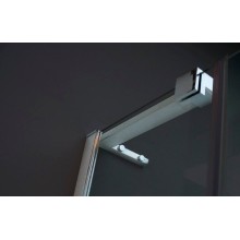 Душевой уголок Cezares Bergamo R-2 Arco 90x90 BERGAMO-W-R-2-90-ARCO-C-Cr-IV IV профиль Хром стекло прозрачное