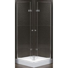 Душевой уголок Cezares ELENA-W-ASH-2-80/90-C-Cr профиль Хром стекло прозрачное