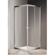 Душевой уголок Cezares Giubileo A-2 100х100 GIUBILEO-A-2-100-SCORREVOLE-C-Cr стекло прозрачное профиль Хром