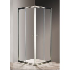 Душевой уголок Cezares Giubileo A-2 80х80 GIUBILEO-A-2-80-SCORREVOLE-C-Br стекло прозрачное профиль Бронза