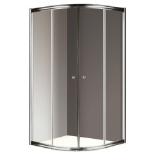 Душевой уголок Cezares Giubileo R2 80x80 GIUBILEO-R-2-80-SCORREVOLE-C-Cr прозрачное стекло профиль Хром