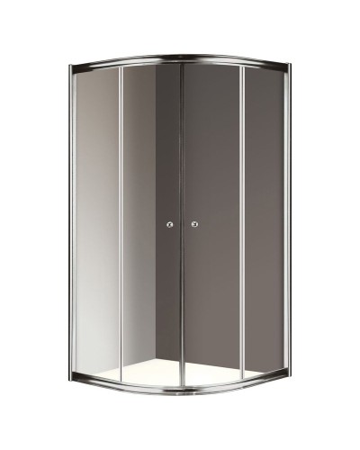 Душевой уголок Cezares Giubileo R2 80x80 GIUBILEO-R-2-80-SCORREVOLE-C-Cr прозрачное стекло профиль Хром
