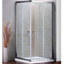 Душевой уголок Cezares Pratico A-2 90x90 PRATICO-A-2-90-C-Cr профиль Хром стекло прозрачное