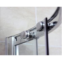 Душевой уголок Cezares Pratico R-2 90x90 PRATICO-R-2-90-C-Cr профиль Хром стекло прозрачное