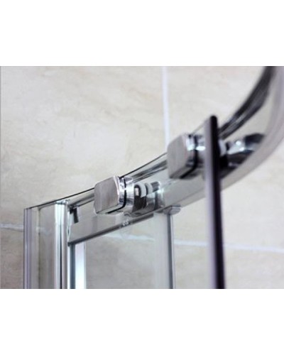 Душевой уголок Cezares Pratico R-2 90x90 PRATICO-R-2-90-C-Cr профиль Хром стекло прозрачное