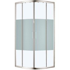 Душевой уголок Aquanet Practic 90x90 AE10-Q-90x90U-CP 243615 профиль Хром стекло прозрачное с шелкографией