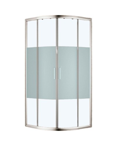 Душевой уголок Aquanet Practic 90x90 AE10-Q-90x90U-CP 243615 профиль Хром стекло прозрачное с шелкографией