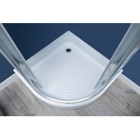 Душевой уголок Aquanet Practic 90x90 AE10-Q-90x90U-CP 243615 профиль Хром стекло прозрачное с шелкографией