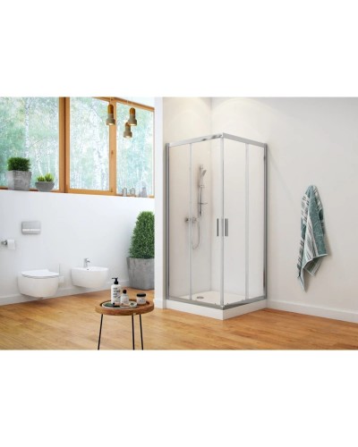 Душевой уголок 80х80 см прозрачное стекло Excellent 201 KAAC.1802.800