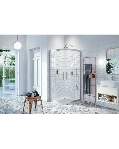 Душевой уголок Excellent 600 90х90 KAAC.1901.900.LP профиль Хром стекло прозрачное