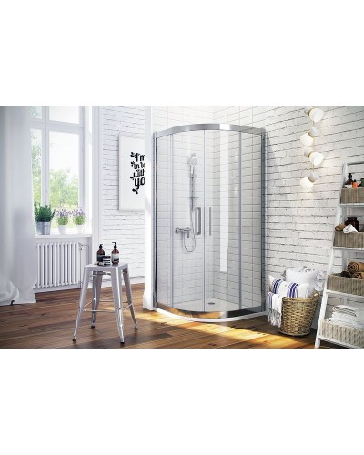 Душевой уголок Excellent 600 90х90 KAAC.1901.900.LP профиль Хром стекло прозрачное