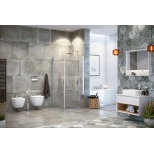 Душевой уголок Excellent Mazo 90х90 KAEX.3022.1010.9090.LP профиль Хром стекло прозрачное