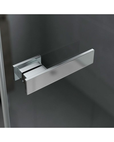 Душевой уголок Ambassador Abner 90x90 10011101R профиль Хром стекло прозрачное