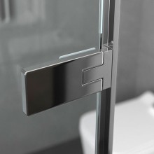 Душевой уголок Ambassador Abner 90x90 10011101R профиль Хром стекло прозрачное