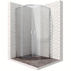 Душевой уголок Ambassador Queen 100х100 11011102 профиль Хром стекло прозрачное