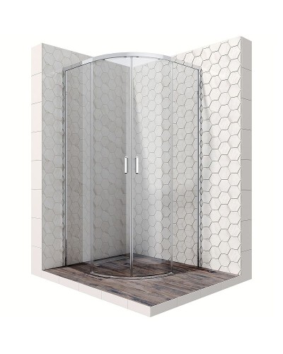 Душевой уголок Ambassador Queen 100х100 11011102 профиль Хром стекло прозрачное