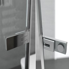 Душевой уголок Ambassador Abner 120х80 10011103L профиль Хром стекло прозрачное