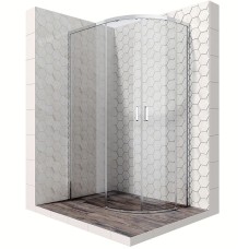 Душевой уголок Ambassador Queen 120х80 11011103L профиль Хром стекло прозрачное