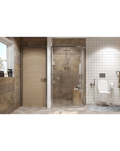 Душевой уголок Ambassador Queen 120х80 11011103L профиль Хром стекло прозрачное