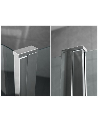 Душевой уголок Ambassador Nord 90х90 13011101 профиль Хром стекло прозрачное