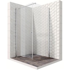 Душевой уголок Ambassador Nord 90х90 13011103 профиль Хром стекло прозрачное