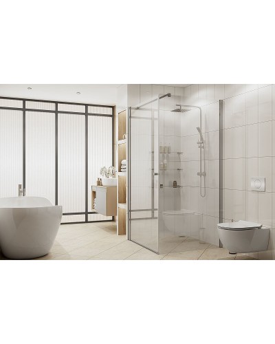 Душевой уголок Ambassador Nord 90х90 13011103 профиль Хром стекло прозрачное