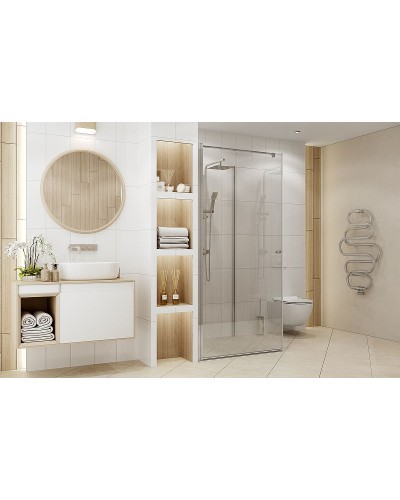 Душевой уголок Ambassador Nord 100х100 13011104 профиль Хром стекло прозрачное