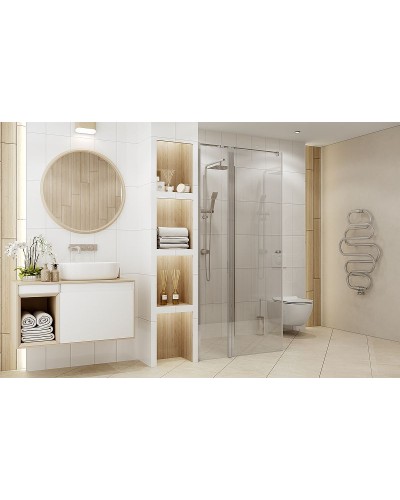 Душевой уголок Ambassador Nord 100х100 13011106 профиль Хром стекло прозрачное