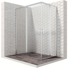 Душевой уголок Ambassador Kingston 120х80 114011101 профиль Хром стекло прозрачное