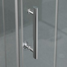 Душевой уголок Ambassador Kingston 120х80 114011101 профиль Хром стекло прозрачное