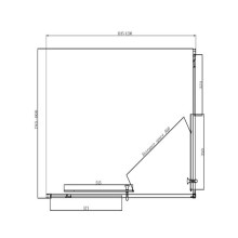 Душевой уголок Ambassador Kingston 120х80 114011101 профиль Хром стекло прозрачное