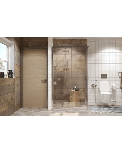 Душевой уголок Ambassador Queen 120х80 11011106L профиль Хром стекло прозрачное