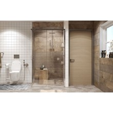 Душевой уголок Ambassador Queen 120х80 11011106R профиль Хром стекло прозрачное