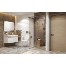 Душевой уголок Ambassador Queen 120х80 11011106R профиль Хром стекло прозрачное