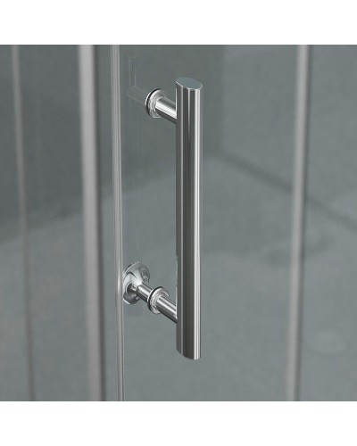 Душевой уголок Ambassador Kingston 90х90 14011102 профиль Хром стекло прозрачное