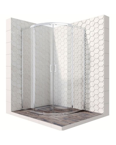 Душевой уголок Ambassador Kingston 90х90 114011104 профиль Хром стекло прозрачное