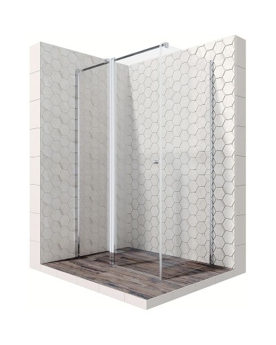 Душевой уголок Ambassador Nord 120х80 13011107 профиль Хром стекло прозрачное