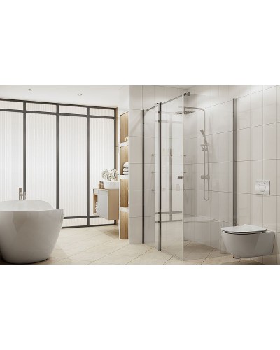 Душевой уголок Ambassador Nord 120х80 13011107 профиль Хром стекло прозрачное