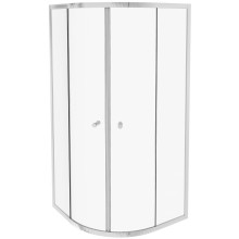 Душевой уголок Jacob Delafon Serenity 80x80 E14R80-GA профиль Хром стекло прозрачное