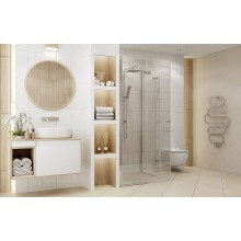 Душевой уголок Ambassador Nord 90х90 13011108 профиль Хром стекло прозрачное