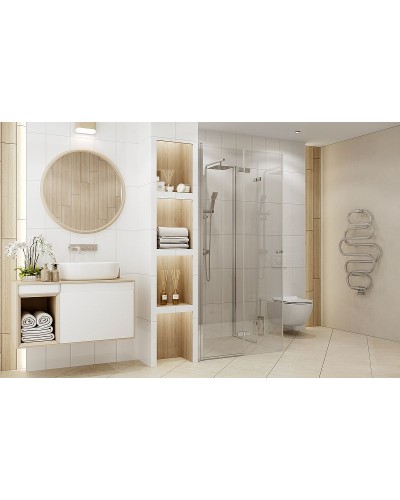 Душевой уголок Ambassador Nord 100х100 13011109 профиль Хром стекло прозрачное