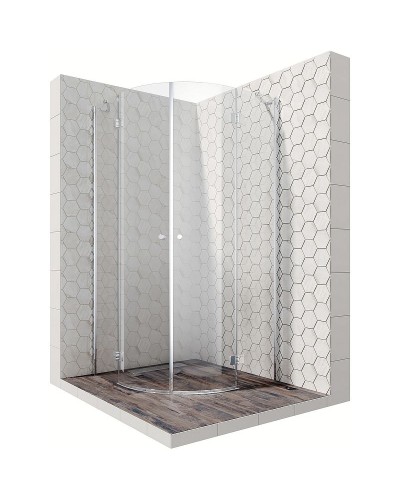 Душевой уголок Ambassador Diamond 90х90 12011101 профиль Хром стекло прозрачное