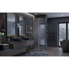 Душевой уголок Ambassador Diamond 100х100 12011102 профиль Хром стекло прозрачное