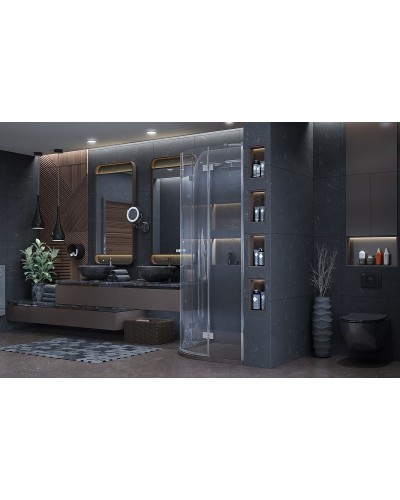 Душевой уголок Ambassador Diamond 100х100 12011102 профиль Хром стекло прозрачное