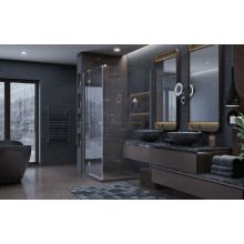 Душевой уголок Ambassador Diamond 100х100 12011103L профиль Хром стекло прозрачное