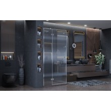 Душевой уголок Ambassador Diamond 100х100 12011103L профиль Хром стекло прозрачное