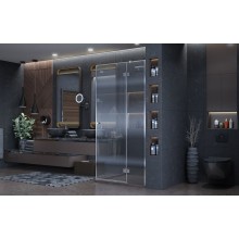 Душевой уголок Ambassador Diamond 100х100 12011103R профиль Хром стекло прозрачное